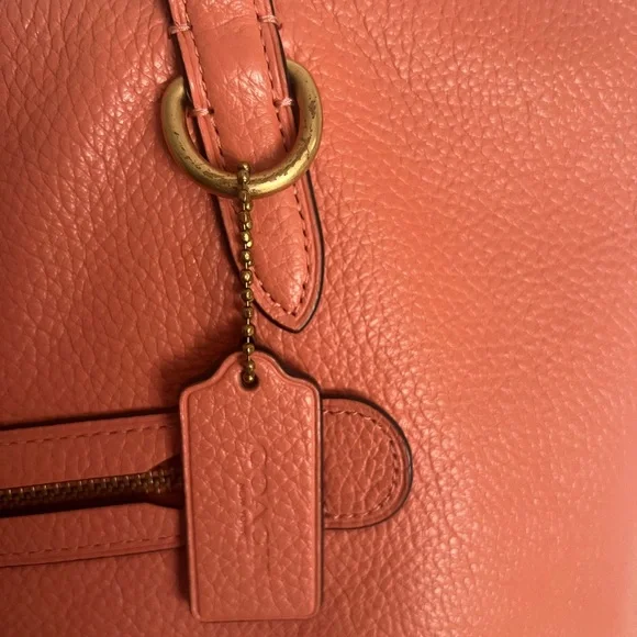 EUC coach pebble tote - authentic - Picture 9 of 11